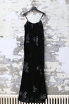 MUTEDANCE velvet embroidered suspender skirt MD24SS31